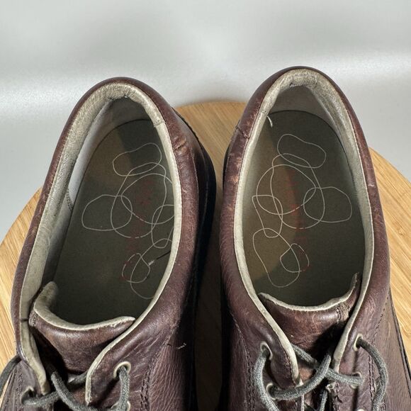 S Merrell Sojourn Redwood Men's Size 13 M Shoes Brown Leather Split Toe - Picture 7 of 8